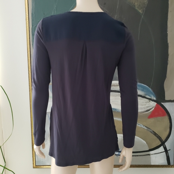 Ecru | Tonal Mix Media Blouse - Picture 3 of 9